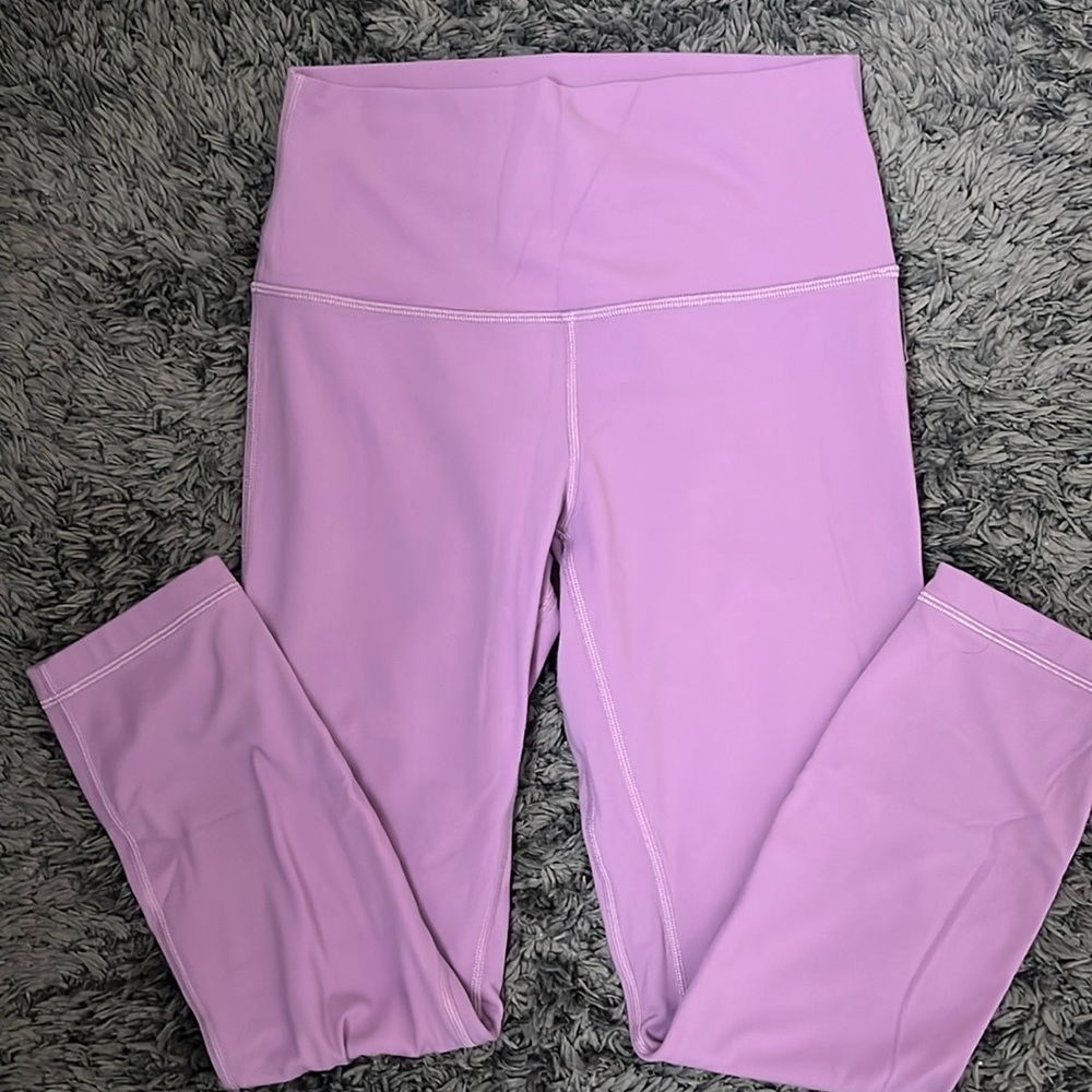 Lululemon Align 23” high rise pant in wisteria purple size 6